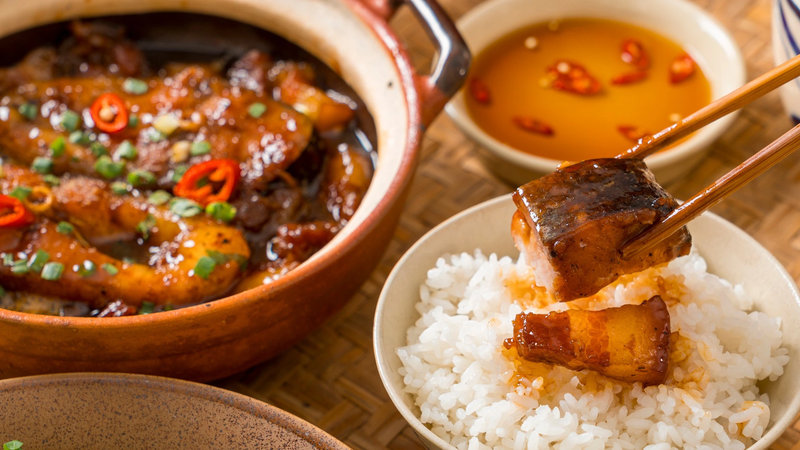 Thành phẩm cá kho vàng óng, thơm lừng