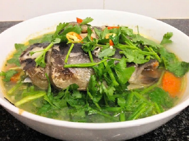 cá chép nấu ngót ảnh 6