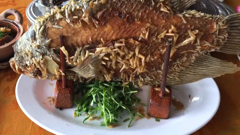 Món cá tai tượng chiên xù có vị thơm ngọt tự nhiên