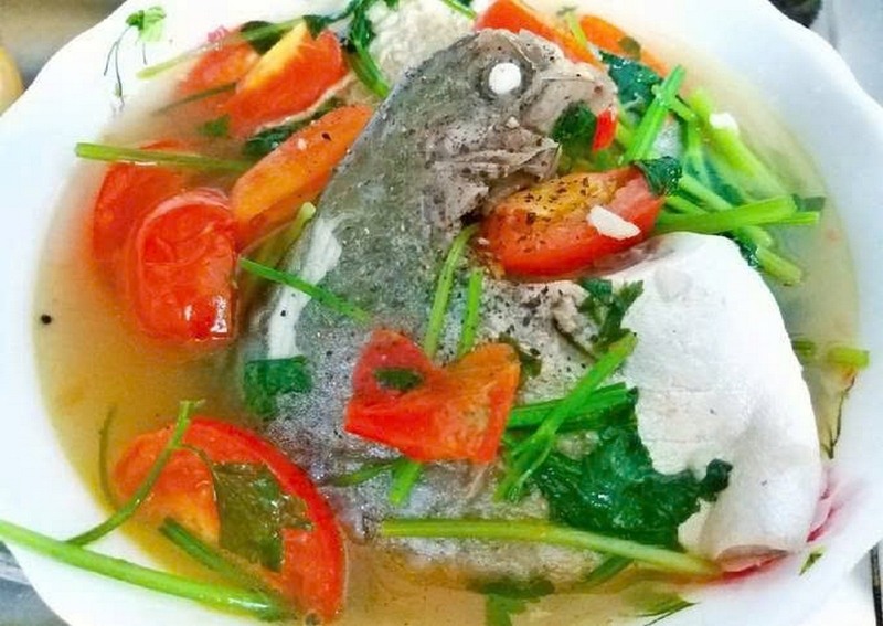 cá chim nấu ngót ảnh 5