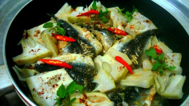 Bước 4: Kho cá chuồn