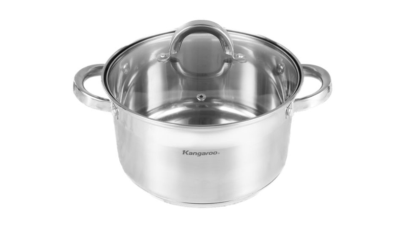 Nồi inox đơn Kangaroo size 24 KG876L