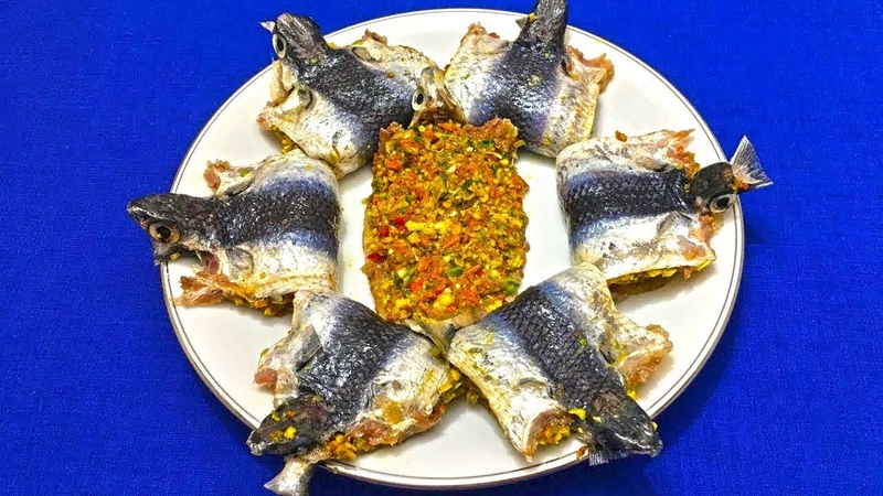 cá chuồn nướng tỏi ớt 1