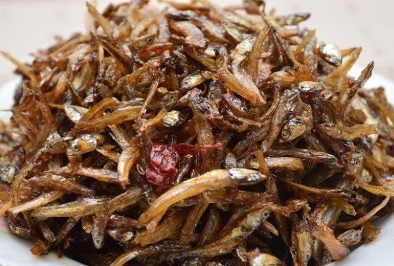 cá cơm khô rim mắm đường ảnh 2