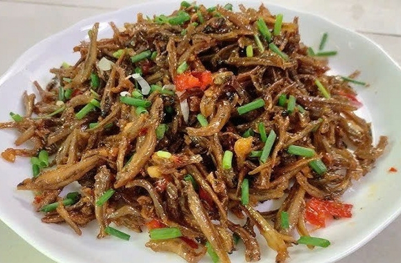 cá cơm khô rim mắm đường ảnh 3