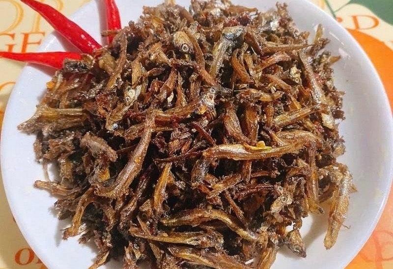 cá cơm khô rim mắm đường ảnh 4