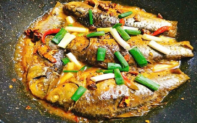 cá diếc kho dưa ảnh 8
