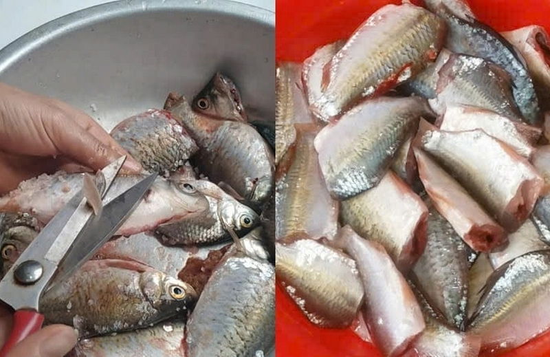 cá diếc nấu ngải cứu ảnh 2