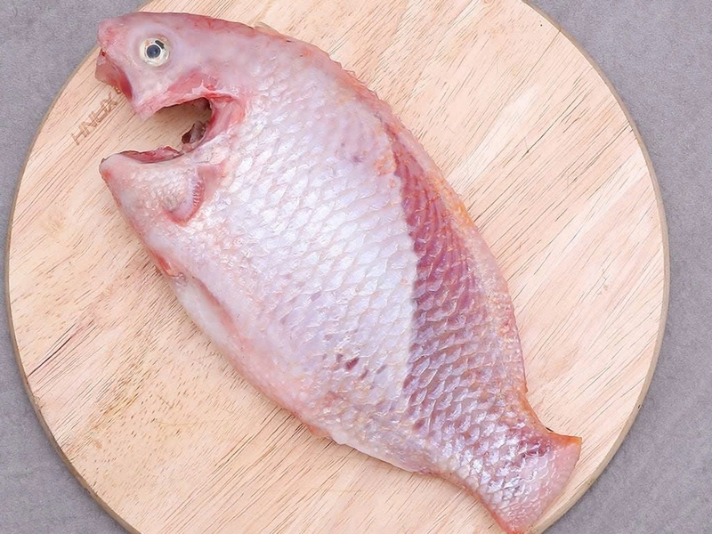 cá diêu hồng hấp bia ảnh 1