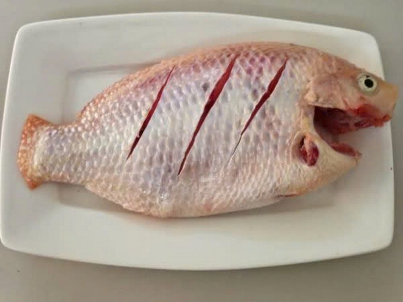 cá diêu hồng hấp bia ảnh 3