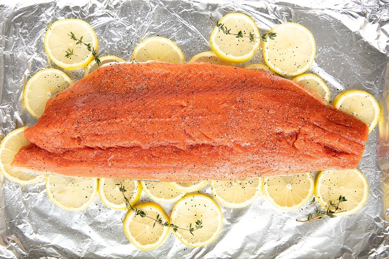Cá hồi bỏ lò sốt bơ chanh - 07