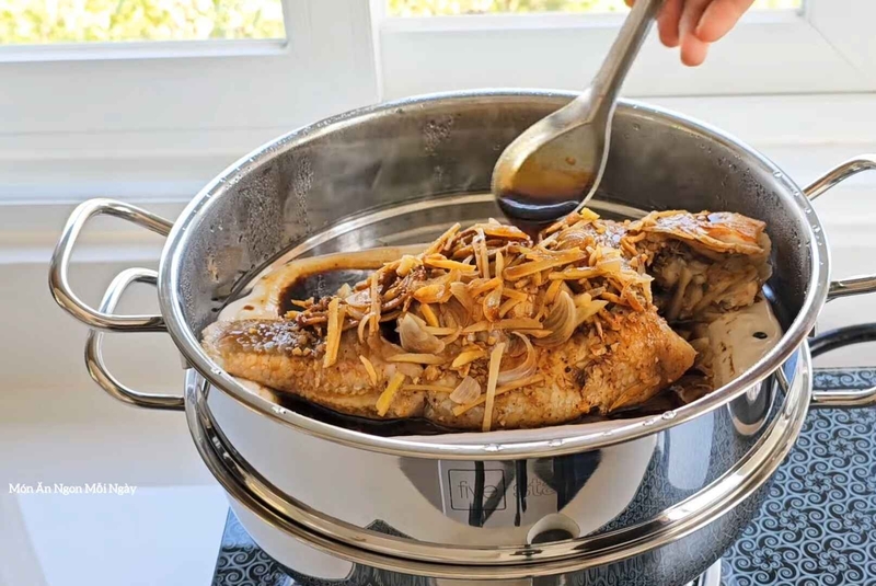 cá hồng hấp xì dầu hình 11