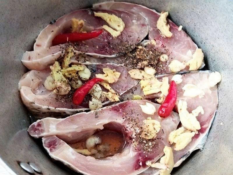 cá lăng kho tiêu ảnh 4