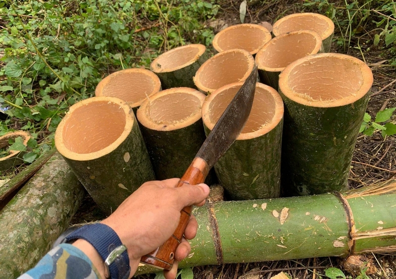 cá lóc nướng ống tre ảnh 2