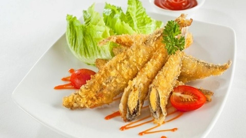 Cá mối chiên xù