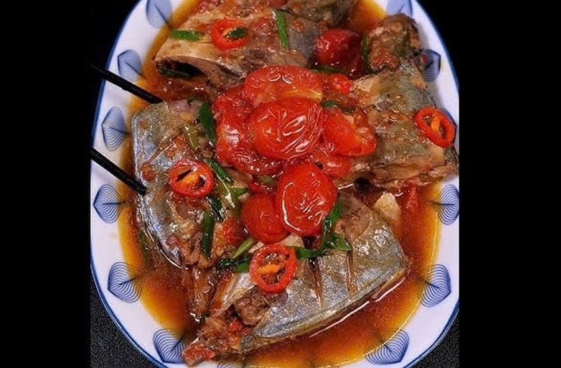 Cá ngân kho cà chua ảnh 1