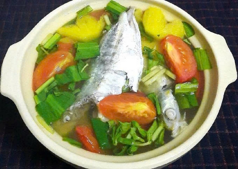 cá ngân nấu ngót ảnh 1