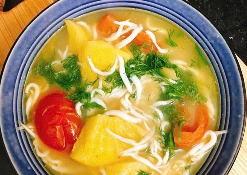 cá ngân nấu ngót ảnh 6