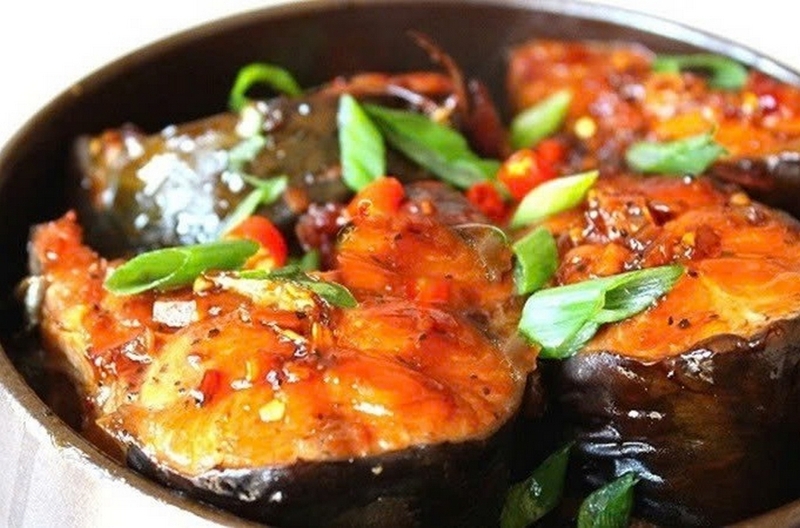 cá nheo kho riềng ảnh 2