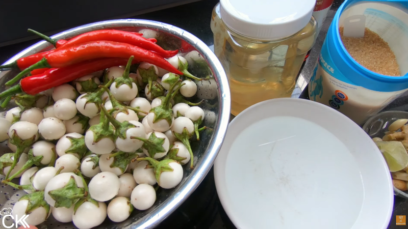 Nguyên liệu làm cà pháo bóp chua ngọt