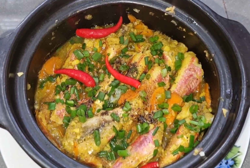 cá phèn kho nghệ hình 7