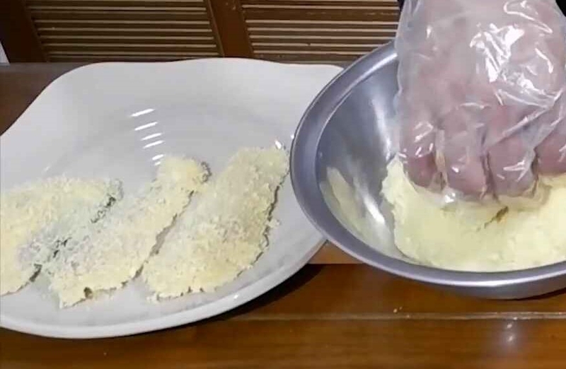 Áo bột giòn rụm cho cá
