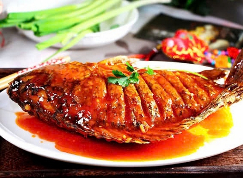 cá rô phi sốt cà chua ảnh 6