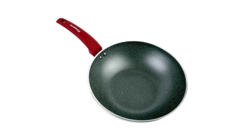 Chảo nhôm sâu lòng chống dính vân đá đáy từ 28cm Kangaroo KG655M