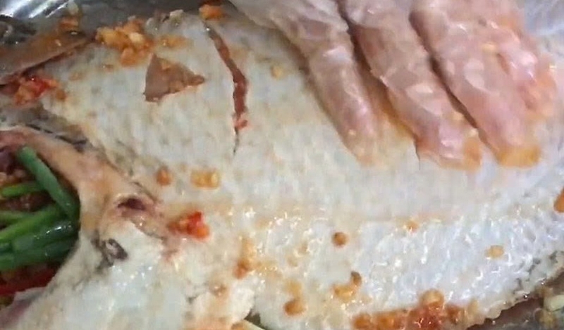 cá tai tượng hấp hành ảnh 4