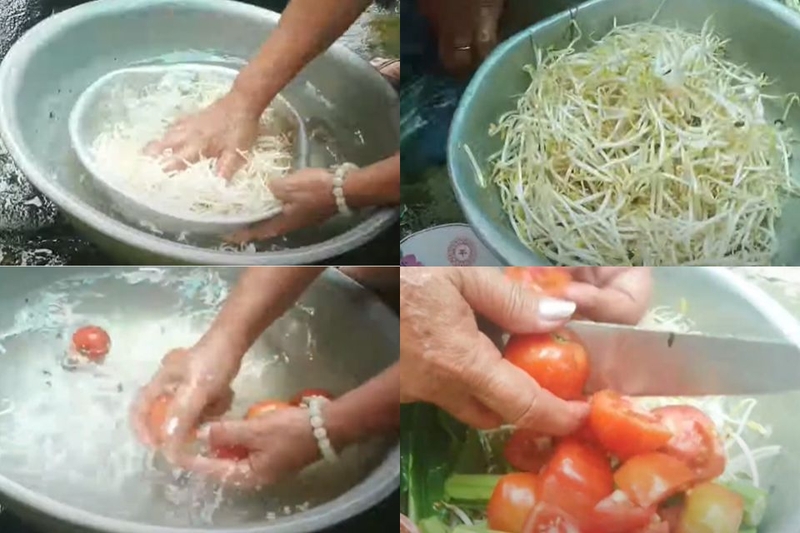 Sơ chế các loại rau khác