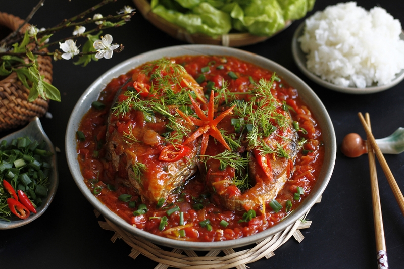 cá thu kho cà chua ảnh 6