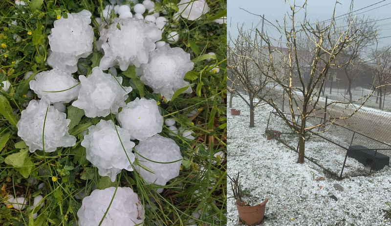 Mưa đá lớn tại Prnjavor, Bosnia