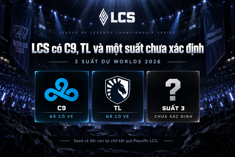 Đại diện khu vực LCS tại Worlds 2026
