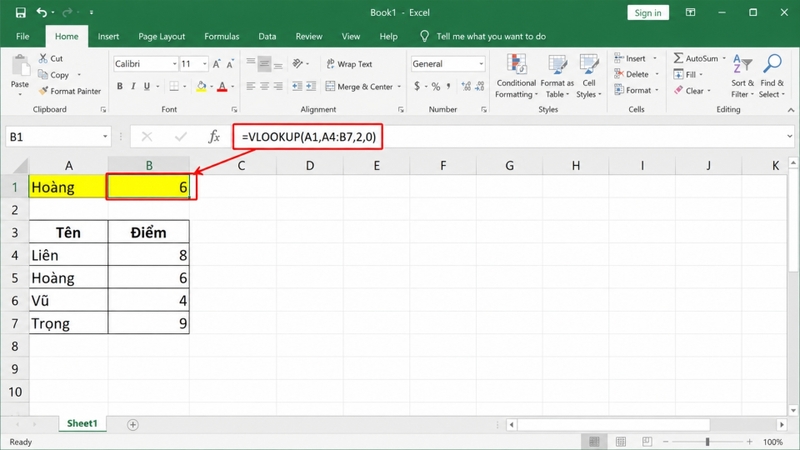Hàm VLOOKUP