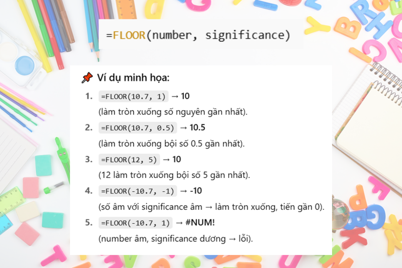 các hàm làm tròn trong excel (7)