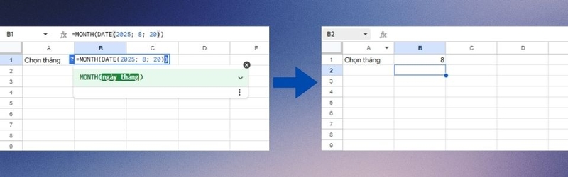 Các hàm ngày tháng trong Google Sheets (ảnh 3)