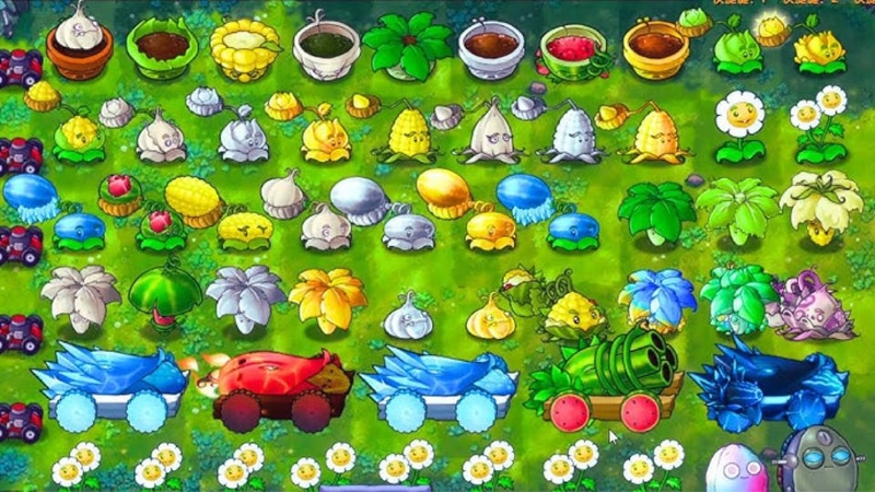 Các loại cây trong Plants vs. Zombie