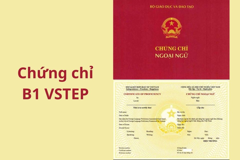 các loại chứng chỉ b1