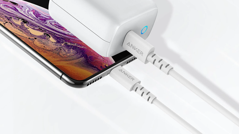 cap usb c to lightning 0 9 m anker powerline select a8612 den