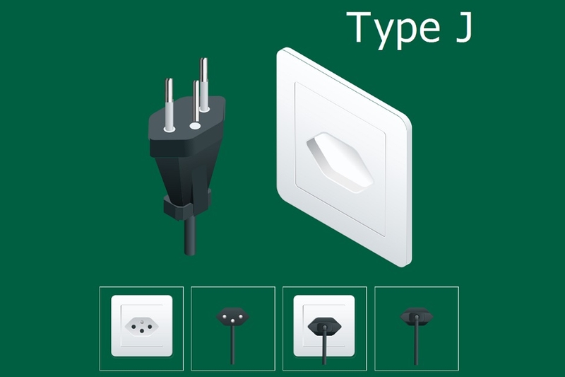 Ổ cắm điện ba chấu Thụy Sĩ