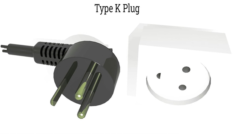 Ổ cắm điện hai chấu Đan Mạch U