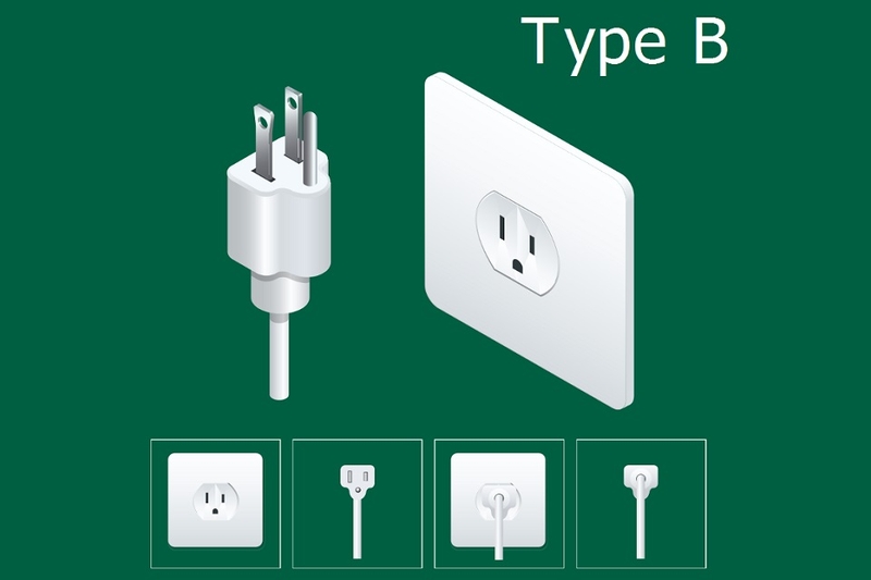 Ổ B ba chấu nối đất