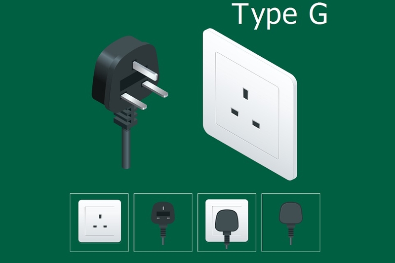 Ổ cắm 3 chấu hình chữ nhật