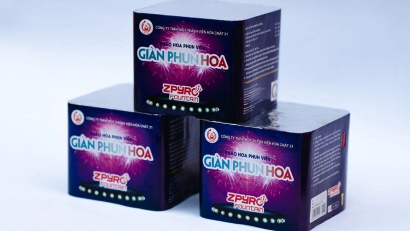 Các loại pháo hoa Bộ Quốc phòng 12