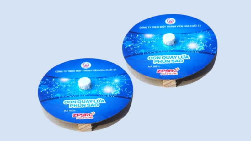Các loại pháo hoa Bộ Quốc phòng 13
