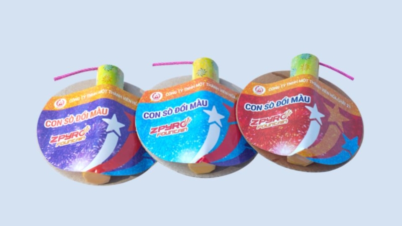 Các loại pháo hoa Bộ Quốc phòng 8