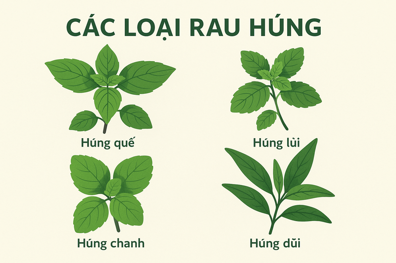 các loại rau húng ảnh 14
