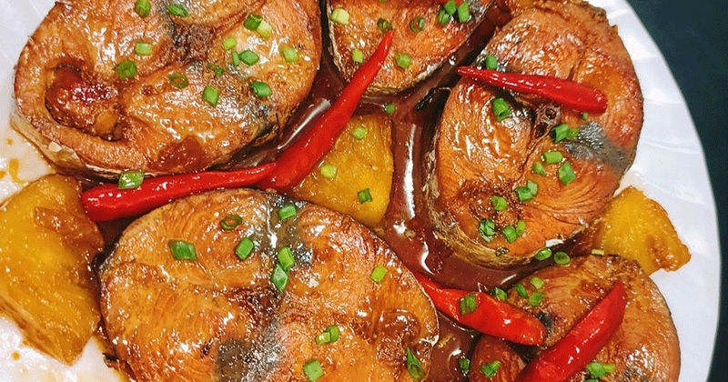 cá biển kho 13