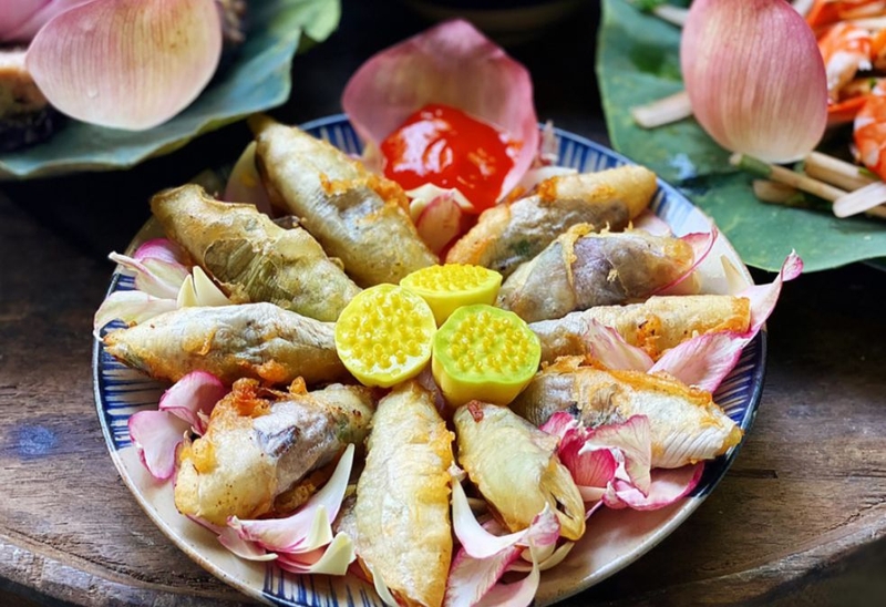 cha gio canh sen