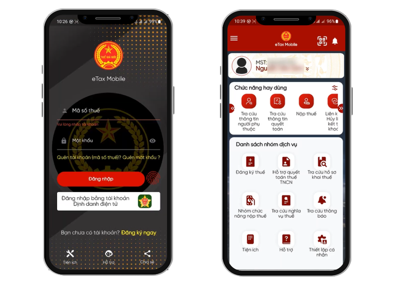 các ngân hàng hỗ trợ nộp thuế qua app 8